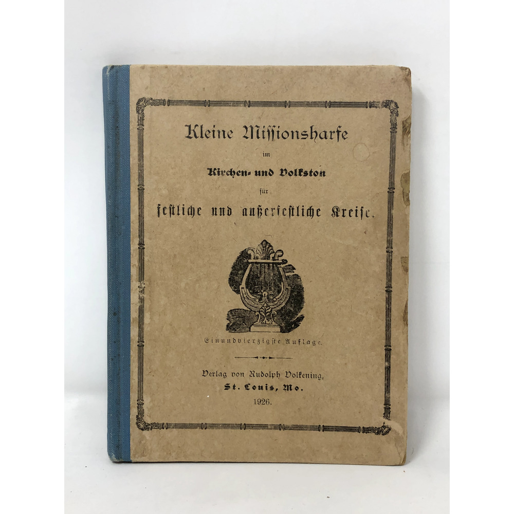 Kleine Millionsharfe 1926 Antique German Vocal Song Book